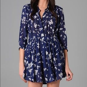 Thakoon Silk Floral Boho Garden Dress size 8 S M